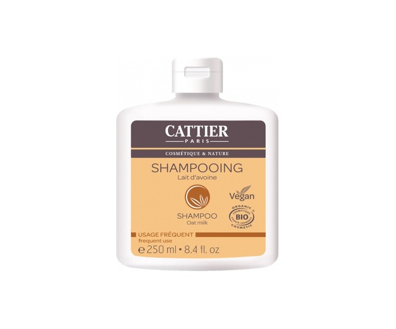 Champú uso frecuente leche de avena 250 ml de gel Cattier