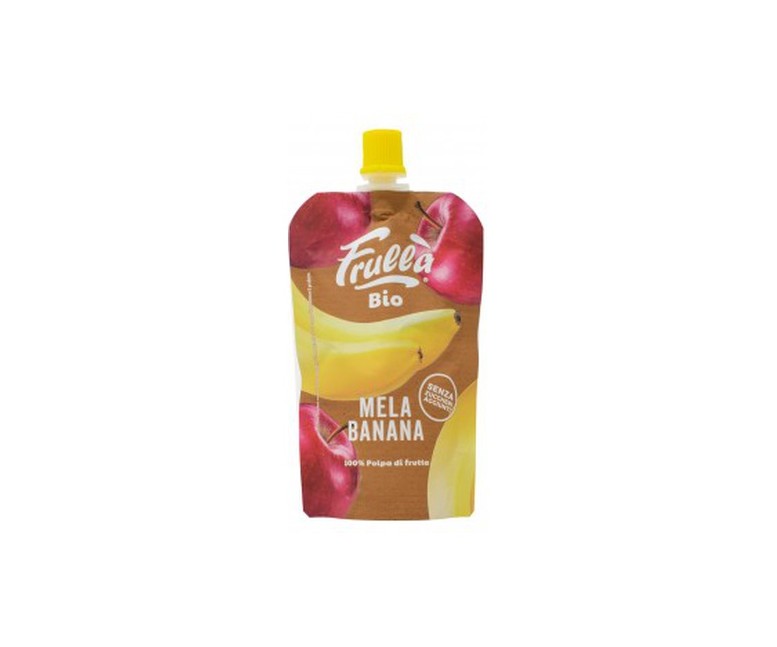 Puré de Manzana y Plátano Doypack Bio 100 g Natura Nuova