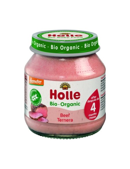 Mini Tarrito de Carne de Ternera 100% 4m+ 125 g (Ternera - Carne) Holle
