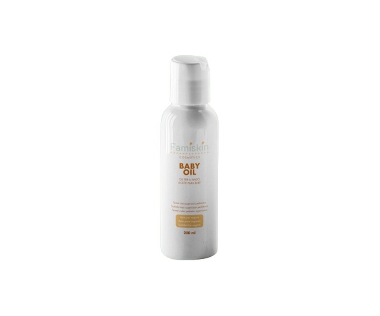 Aceite para bebé con aceite de caléndula 200 ml de aceite Famiskin