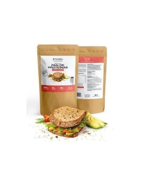 Mezcla pan de proteínas low carb high protein 1 kg Bocado