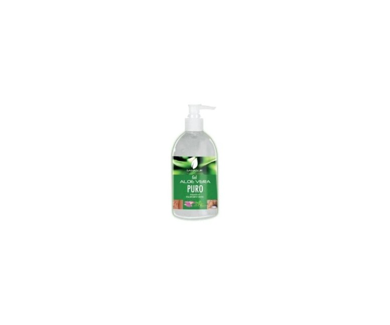 Gel aloe vera con rosa mosqueta y mentol 500 ml Sanasur