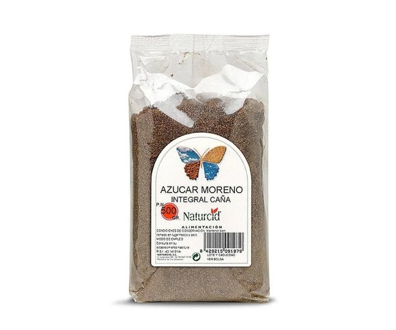 Azúcar moreno integral 500 gr NATURCID