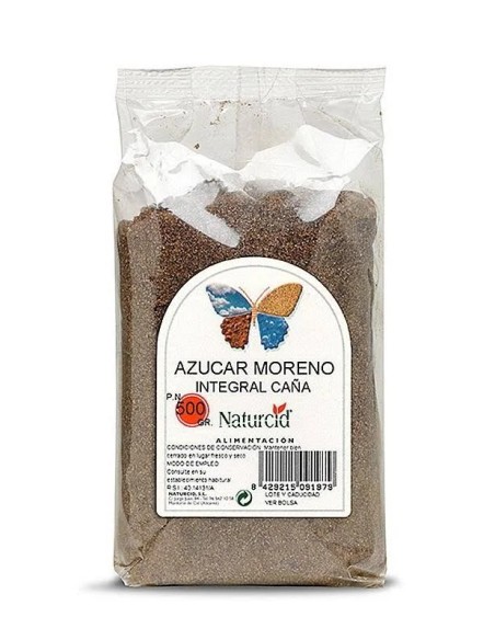 Azúcar moreno integral 500 gr NATURCID