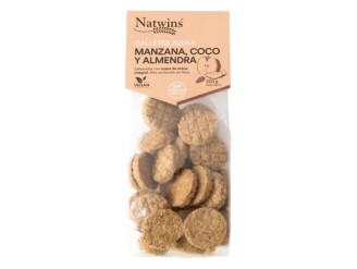 Galletas de avena manzana coco y almendra