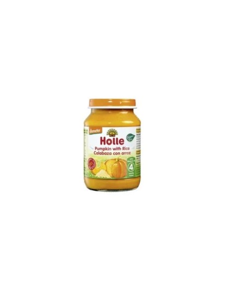 Puré-tarrito calabaza con arroz meses demeter 190 gr Holle