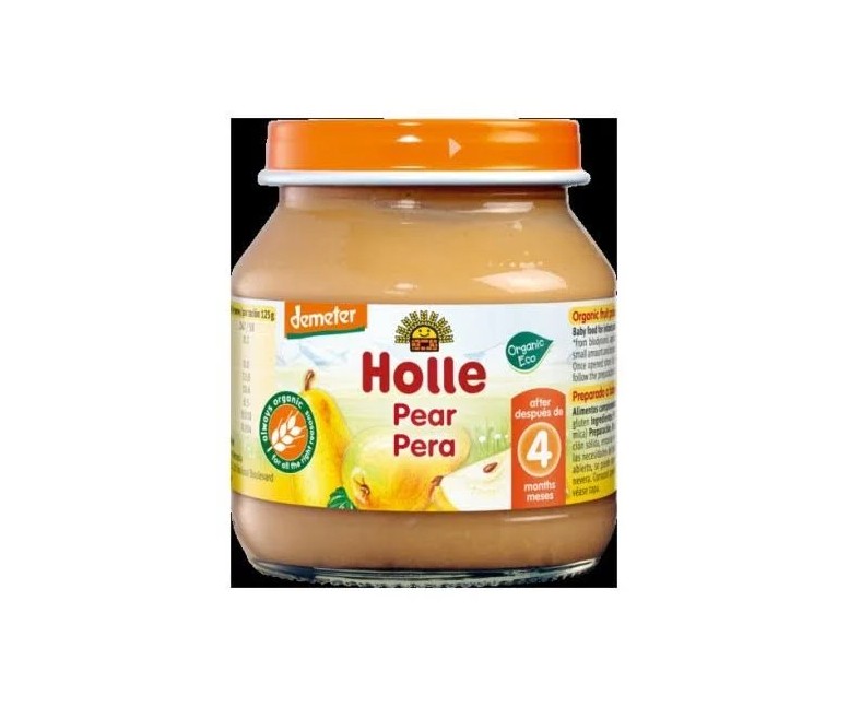 Puré-tarrito pera 100% mini 4 meses demeter 125 gr Holle