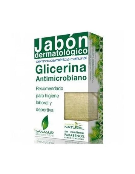 Jabón glicerina antimicrobiano 100 gr Sanasur