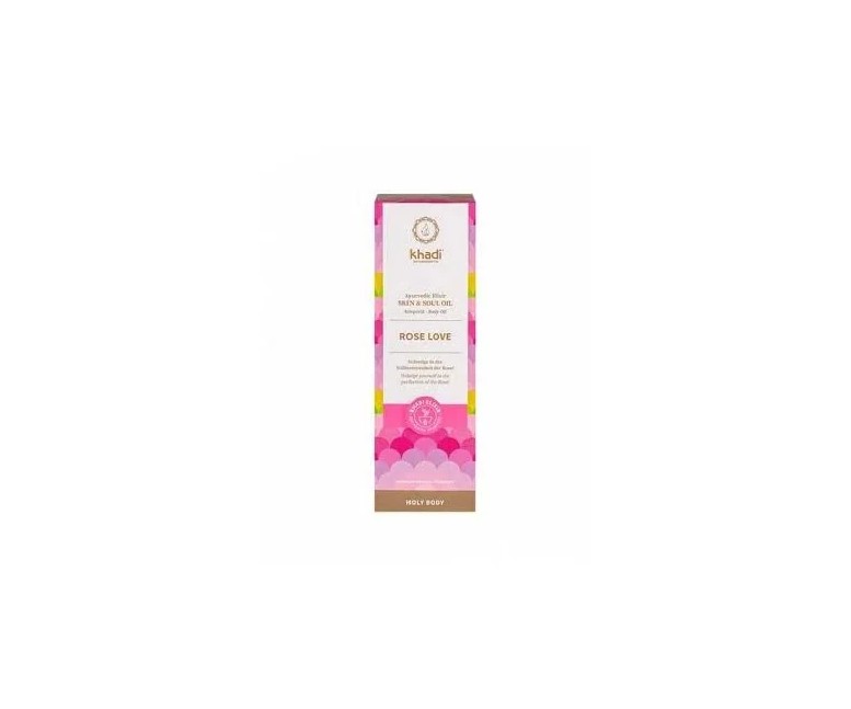 Aceite elixir ayurveda rosa regenerante 100 ml Khadi
