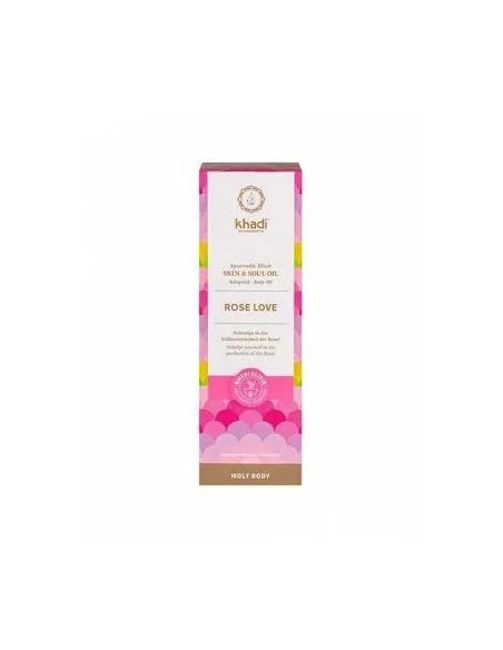 Aceite elixir ayurveda rosa regenerante 100 ml Khadi
