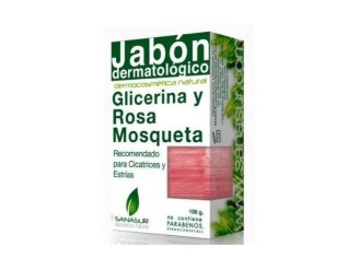 Jabón glicerina rosa mosqueta