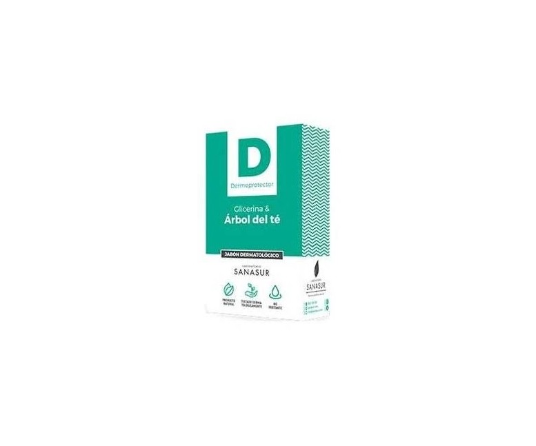 Jabón glicerina árbol del té 100 gr Sanasur