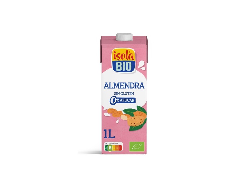 Bebida de almendra sin azúcar bio 1 L (Almendra) Isola Bio