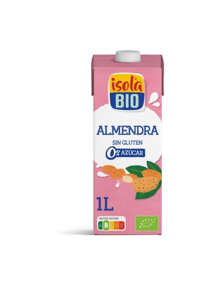 Bebida de almendra sin azúcar bio 1 L (Almendra) Isola Bio