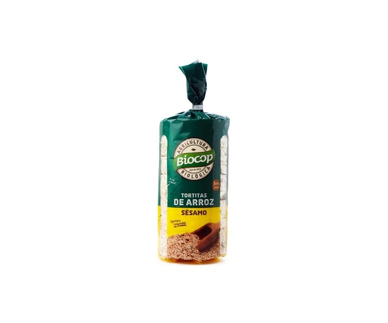 Tortitas de arroz con sésamo 200 g Biocop