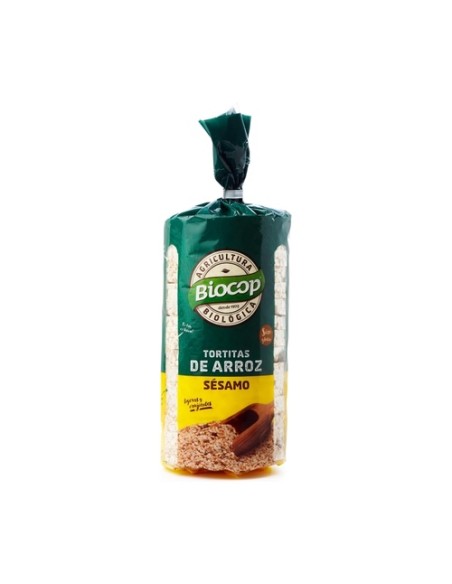 Tortitas de arroz con sésamo 200 g Biocop