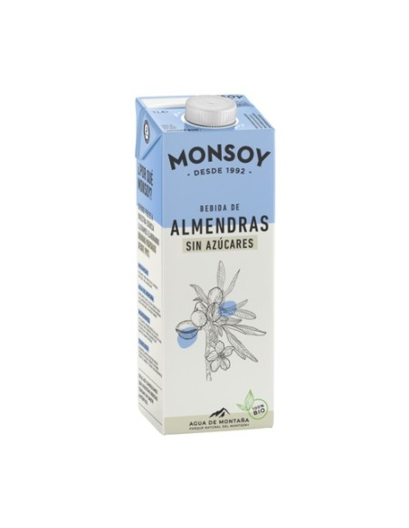 Bebida de Almendras sin azúcar 1 L (Almendra) Monsoy
