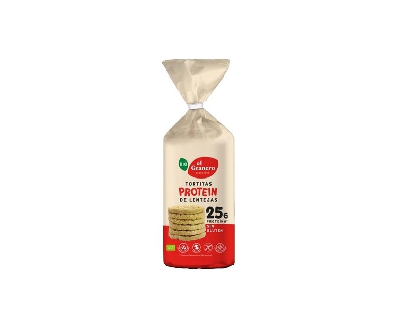 Tortitas de Lentejas con Proteína Bio 125 g El Granero Integral