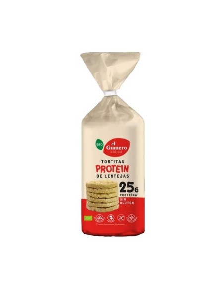Tortitas de Lentejas con Proteína Bio 125 g El Granero Integral