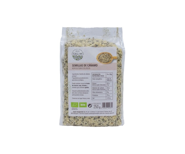 Semillas de Cáñamo Peladas 250 g Eco Salim