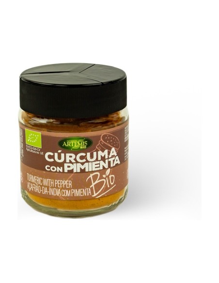 Grande cúrcuma con pimienta Bio 80 g Artemis