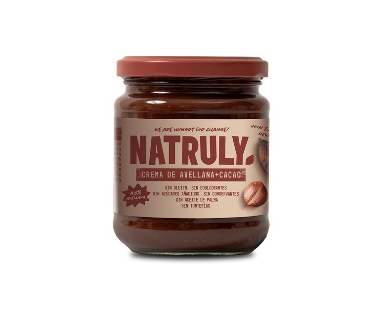 Crema de Cacao y Avellanas 285 g Natruly