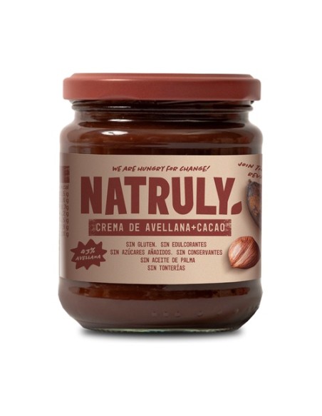Crema de Cacao y Avellanas 285 g Natruly
