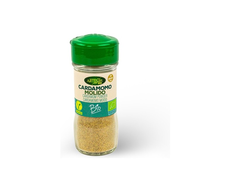 Cardamomo molido especia Bio 30 g de polvo Artemis