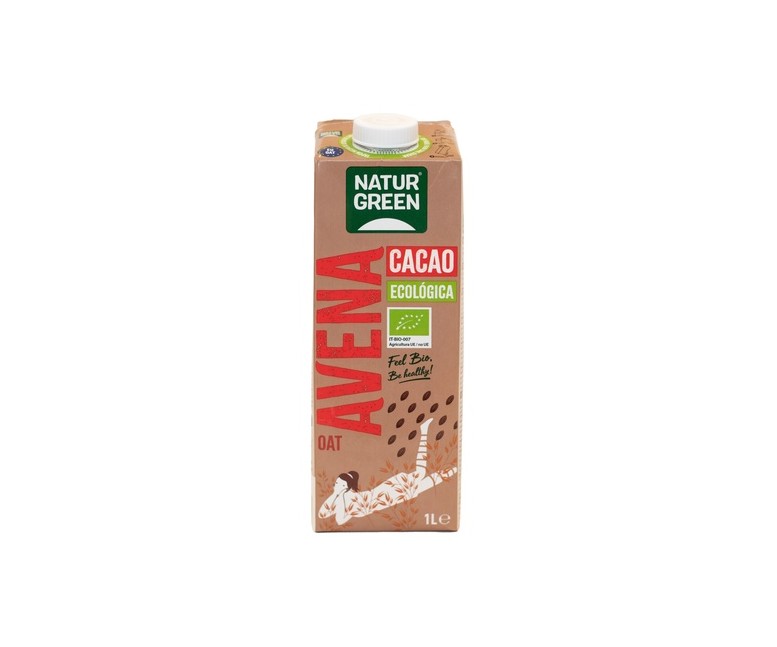 Bebida de avena y cacao Bio 1 L (Cacao - Avena) NaturGreen