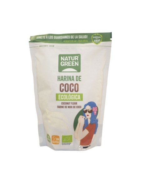 Harina de coco bio 500 g de polvo (Coco) NaturGreen