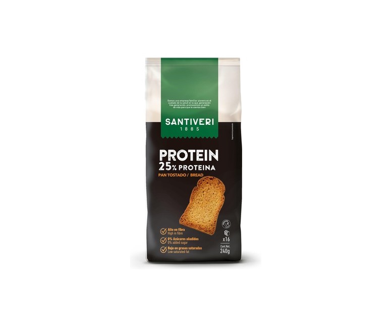 Pan tostado proteico 240 g Santiveri