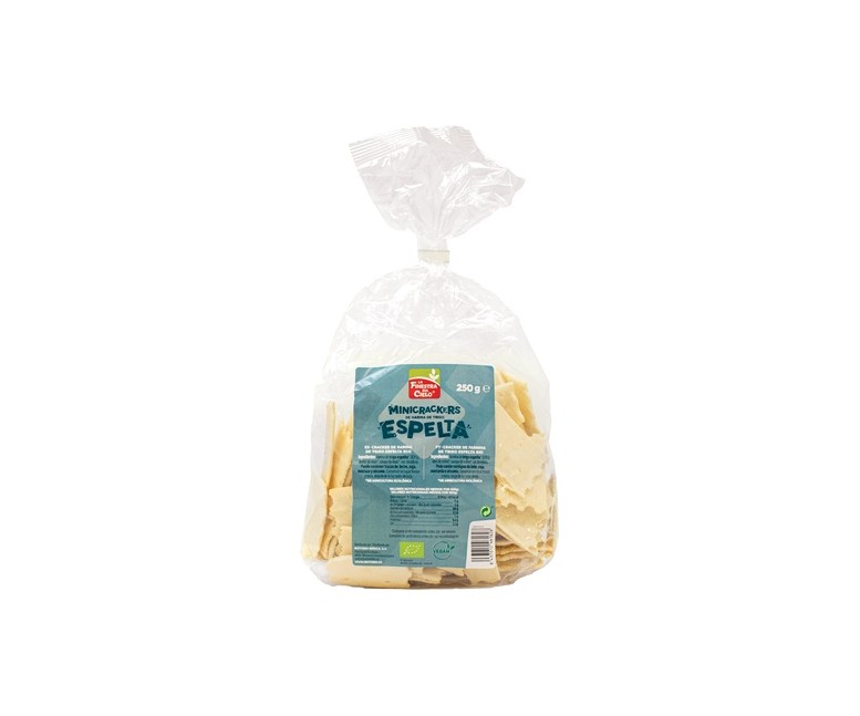 Mini crackers 100% espelta 250 g La Finestra sul Cielo