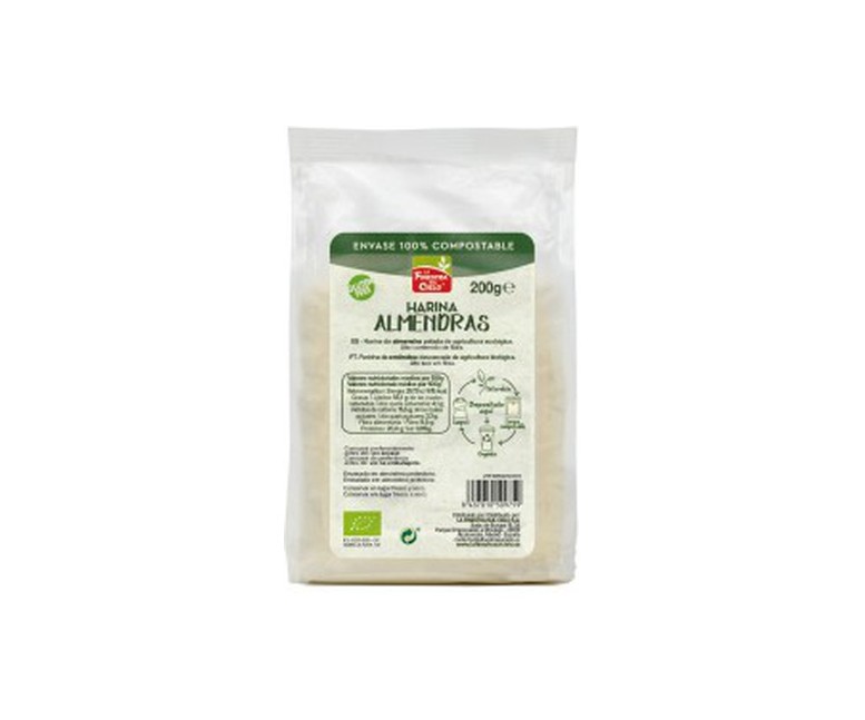 Harina de Almendra bio 100% compostable 200 g La Finestra sul Cielo