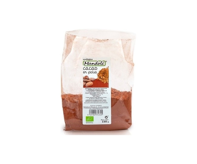 Cacao en polvo Bio 150 g de polvo Mandole