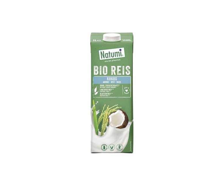 Bebida de arroz y coco Bio 1 L (Coco) Natumi