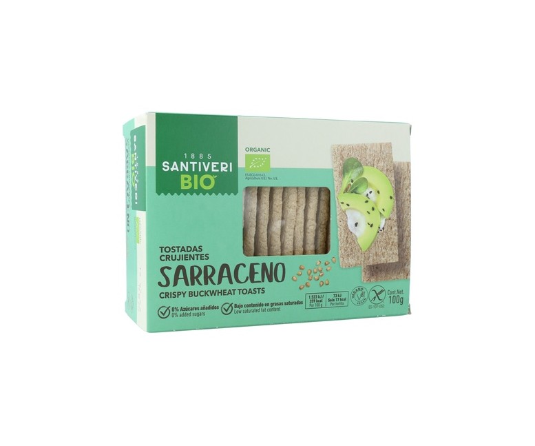 Tostadas Trigo Sarraceno Bio 100 g Santiveri