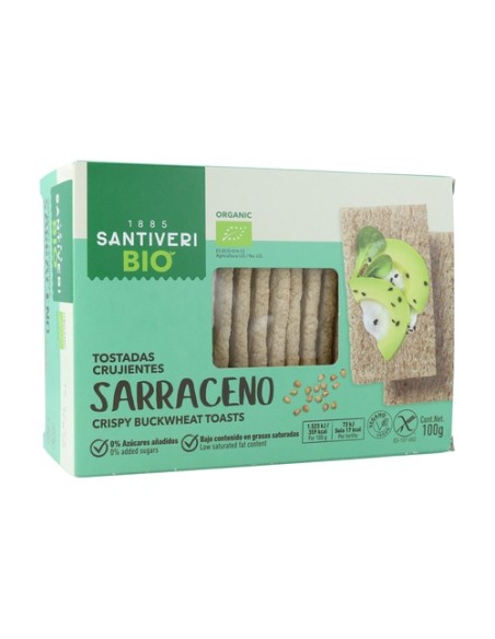 Tostadas Trigo Sarraceno Bio 100 g Santiveri