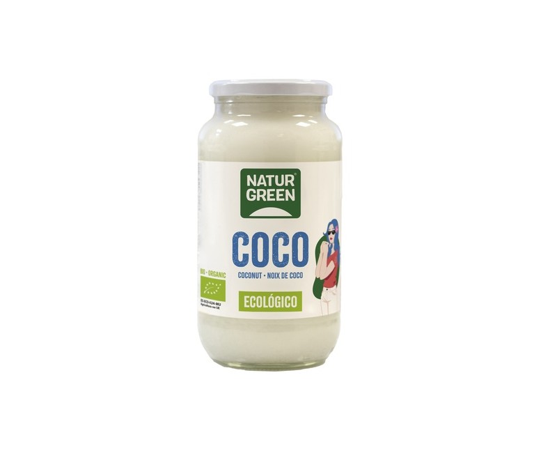 Coco orgánico 800 g de aceite NaturGreen