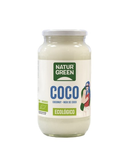 Coco orgánico 800 g de aceite NaturGreen