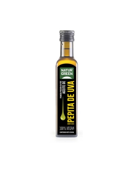 Aceite de pepita de uva 250 ml de aceite NaturGreen