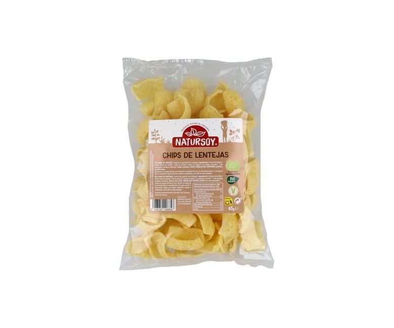 Chips de lentejas Bio 65 g Natursoy