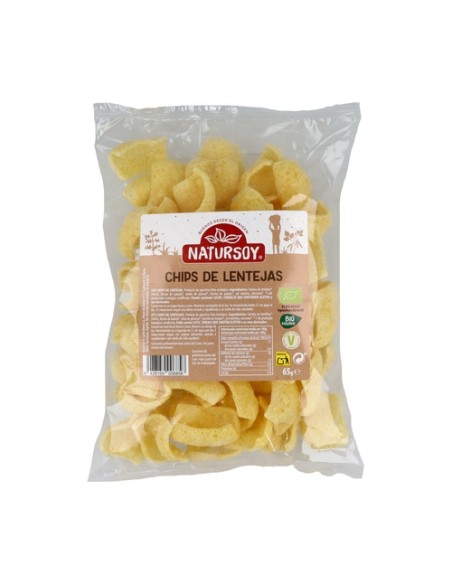 Chips de lentejas Bio 65 g Natursoy