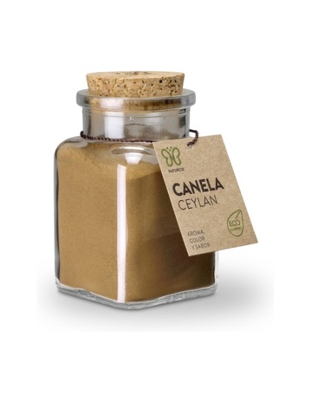 Canela Ceylán molida Eco 50 g de polvo NATURCID