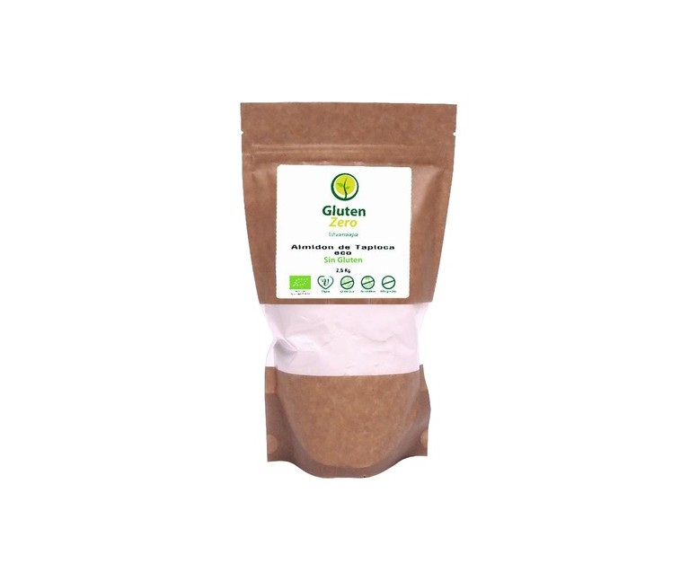 Almidon de tapioca sin gluten Eco 500 g de polvo Gluten Zero