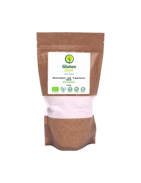 Almidon de tapioca sin gluten Eco 500 g de polvo Gluten Zero