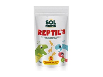 Reptil's galletas de avena sin azúcar añadido Bio