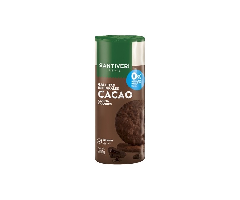 Galletas Digestive de cacao 200 g (Cacao) Santiveri