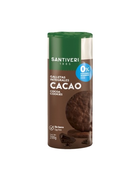 Galletas Digestive de cacao 200 g (Cacao) Santiveri