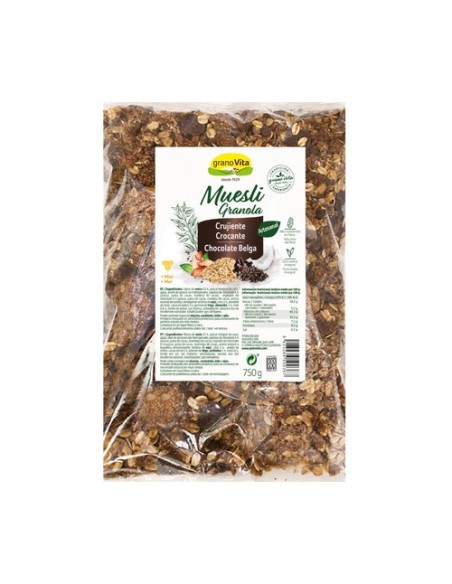 Muesli Crujiente con Chocolate 750 g Granovita