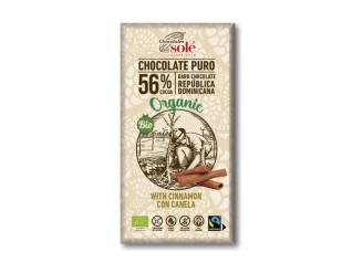 Chocolate negro 56% con canela